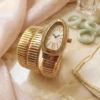 Gold Snake Wrap Watch