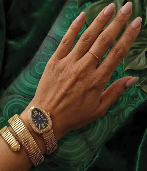 Gold Snake Wrap Watch