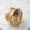 Gold Snake Wrap Watch